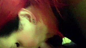 Shemale sucks my daddy dick deep then swallows every drop