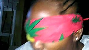 this big booty bbw drops to knees for no hands deepthroat blowjob