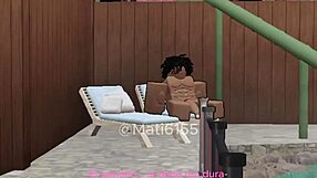 Big Black Cock Pounds Amateur Ass In Pool Then Explodes In Wild Spanish Trio Cumfest!