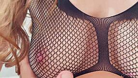 Whoa first time banging real prostitute eva myst in bodystocking her juicy milf pussy creampied hard!!