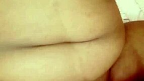 Tight pussy stretched by massive cock in close-up pounding