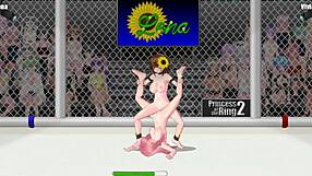 princess ring 2 rena vs vivian unleashes raw emotional lesbian wrestling fury