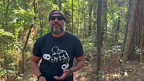 Deep in woods she strips naked huge ass perky nymph tits everywhere