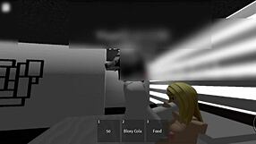 me and hot girl have fun alone in roblox world