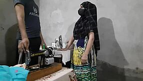 Beautiful Indian Muslim Girl Assfucked by Tailor