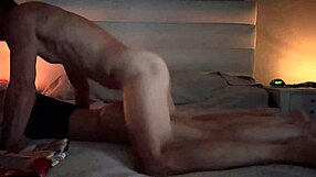 Athletic girl double penetrated dildo ass cock pussy cums twice swallows hot load