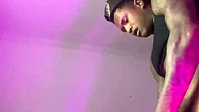 muscular ebony with big tits squirts hard on monster black cock in intense amateur fuck