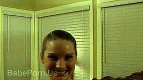 beautiful girl next door shows off her natural young tits in sexy lingerie