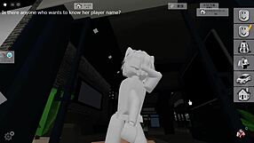 shy girl gets wild on balcony during public roblox brookhaven encounter