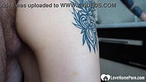 wanna watch your filthy step sis take that quick kitchen cock pounding?