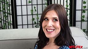 hey, this milf finally takes anal from her husband