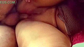 Amateur Brazilian BBW creampie floods tight pussy dripping everywhere homemade.