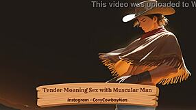 ever wonder how tender his muscular body moans during explosive orgasm