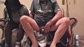 Louis Rides Daddy's Huge Cock to Dripping Orgasm in Passionate Interracial Fuck