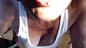 early morning light reveals dawnskye1962's huge curvy ass during sexercise stretch