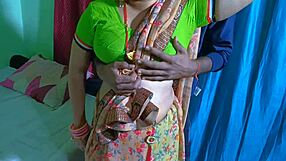 noughty desi bride dances seductively then gets fucked hard on bed by brother-in-law