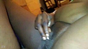 skinny granny handles thick cock closeup