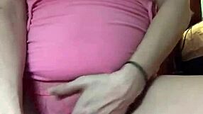 Clit Rubbing Escalates to Golden Shower and Leg Shaking Orgasm