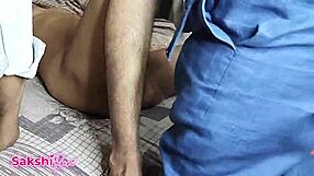 Visiting sister-in-law arrives home as brother-in-law fucks her twice in hot dirty hindi chudai session