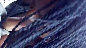 Interracial pair hooks up publicly outdoors