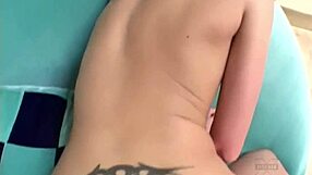 Whoa cute 18yo teen never seen a monster black cock this huge before!