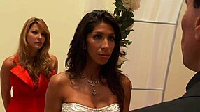 kayla carrera and her man celebrate their wedding night intimately