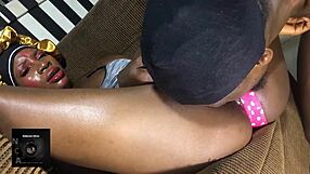 Amateur ebony babe rides big black cock wet pussy hardcore