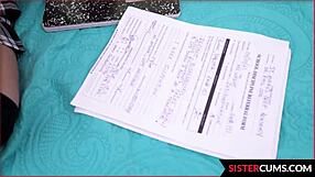 Bratty Dakota Burns Blackmailed By Stepbrother Nicky Rebel In Garage