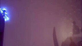 this hot young babe casually lifts her top teasing those big perky tits for the camera