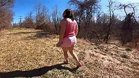 Huge Ass 43yo Wife Flashes Wildly at Park!