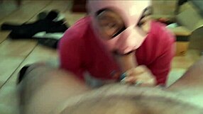 Milf blowjob pantyhose heels huge cum mouthful