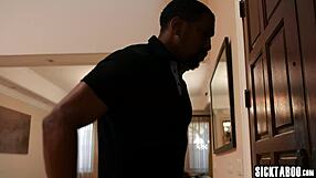 Latina teen kneels for huge bbc deepthroat then rough interracial pounding!