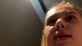 Teen 18+ BBW takes extreme double penetration from monster cocks in public gym hardcore session