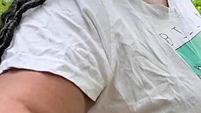 i hike with my ebony wife just to bend her over and fuck that big wet shaved ass doggystyle