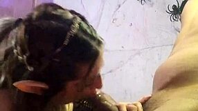 halloween elf, you love watching me deepthroat black dick right?