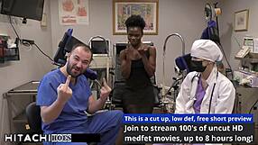 Doctor Tampa Forces Freshman Rina Arem's Mandatory Hitachi Vibrator Orgasm in Hospital Gape