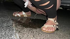 Licking wife piss wet pussy asshole public outdoor amateur compilation ass rimjob cunilingus caught