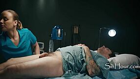 Demon grabs my cock during vasectomy then threesome impregnates with doctor