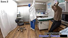 i'm backstage with mara luv at tampa uni spreading shaved pussy with vibrator in latex