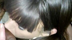 Milf deepthroats like a sexy beast!