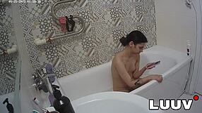 i love filming my real late-night bath just for you luuv vilika reality show