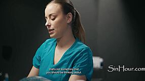 Demon grabs my cock during vasectomy then threesome impregnates with doctor