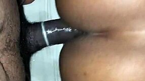 bald fat ebony teen booty shakes from big curvy black cock chase