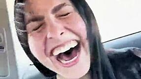 You choking on my armpits and toes at the beach with Venom Evil and Kaitlyn Katsaros gagging deepthroat?