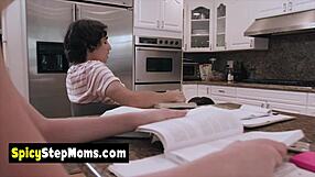 busty italian stepmom melissa lynn grabs quickie pounding