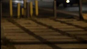 imagine pulling this tied-up teen babe for a wild outdoor cock ride