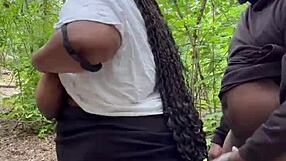 i hike with my ebony wife just to bend her over and fuck that big wet shaved ass doggystyle