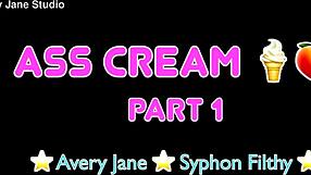 i let bbc smear ice cream lube all over before fucking my face and ass raw