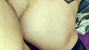 homemade milf wife spreads stocking legs wide for pov anal assfucking