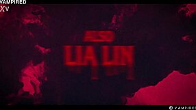 Black vampire lesbian dominates latina slave's big fake tits in interracial lezdom